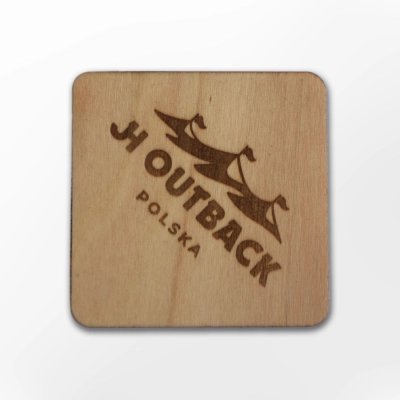 OUTBACK POLSKA - Podstawka drewniana pod kubek